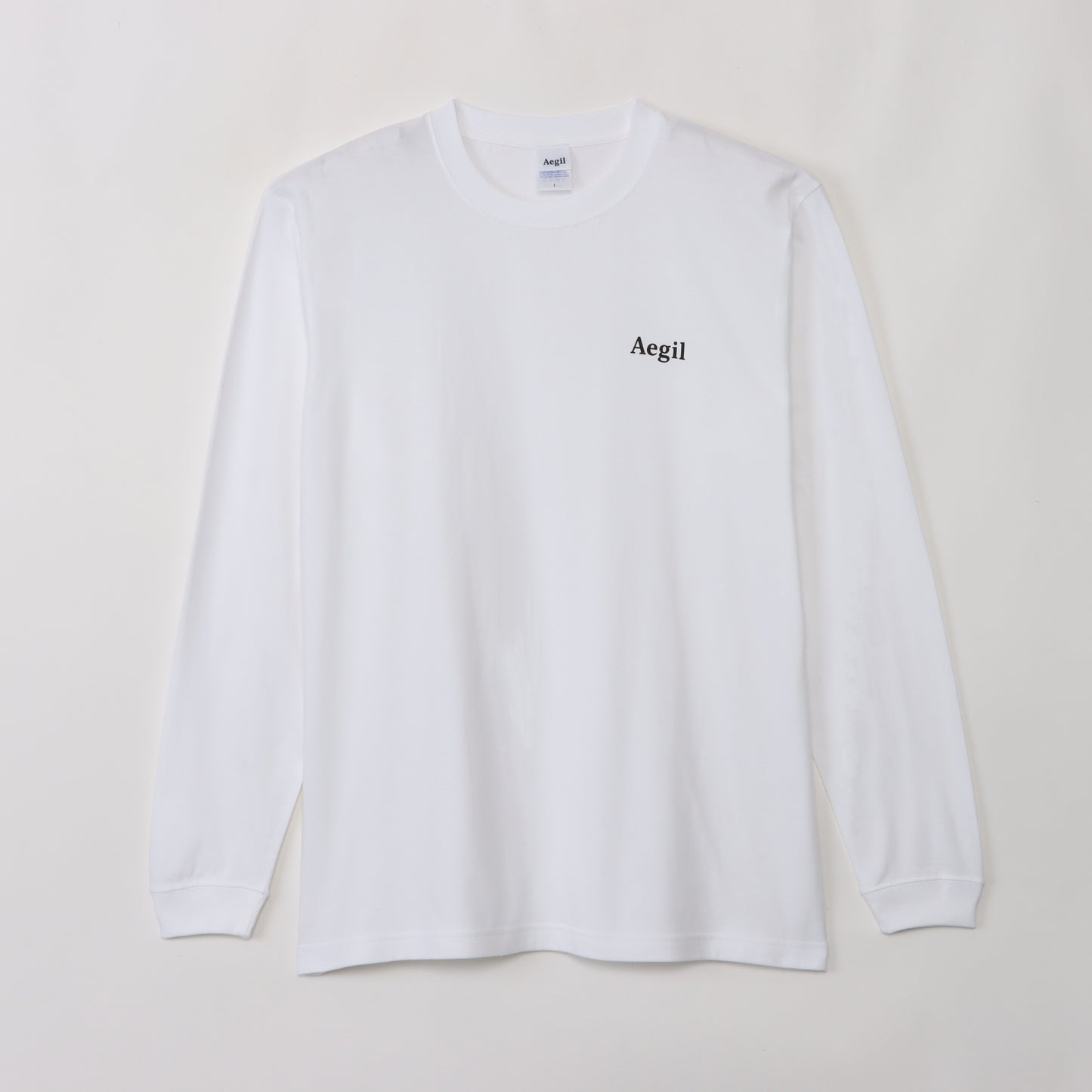 コットン長袖Tシャツ