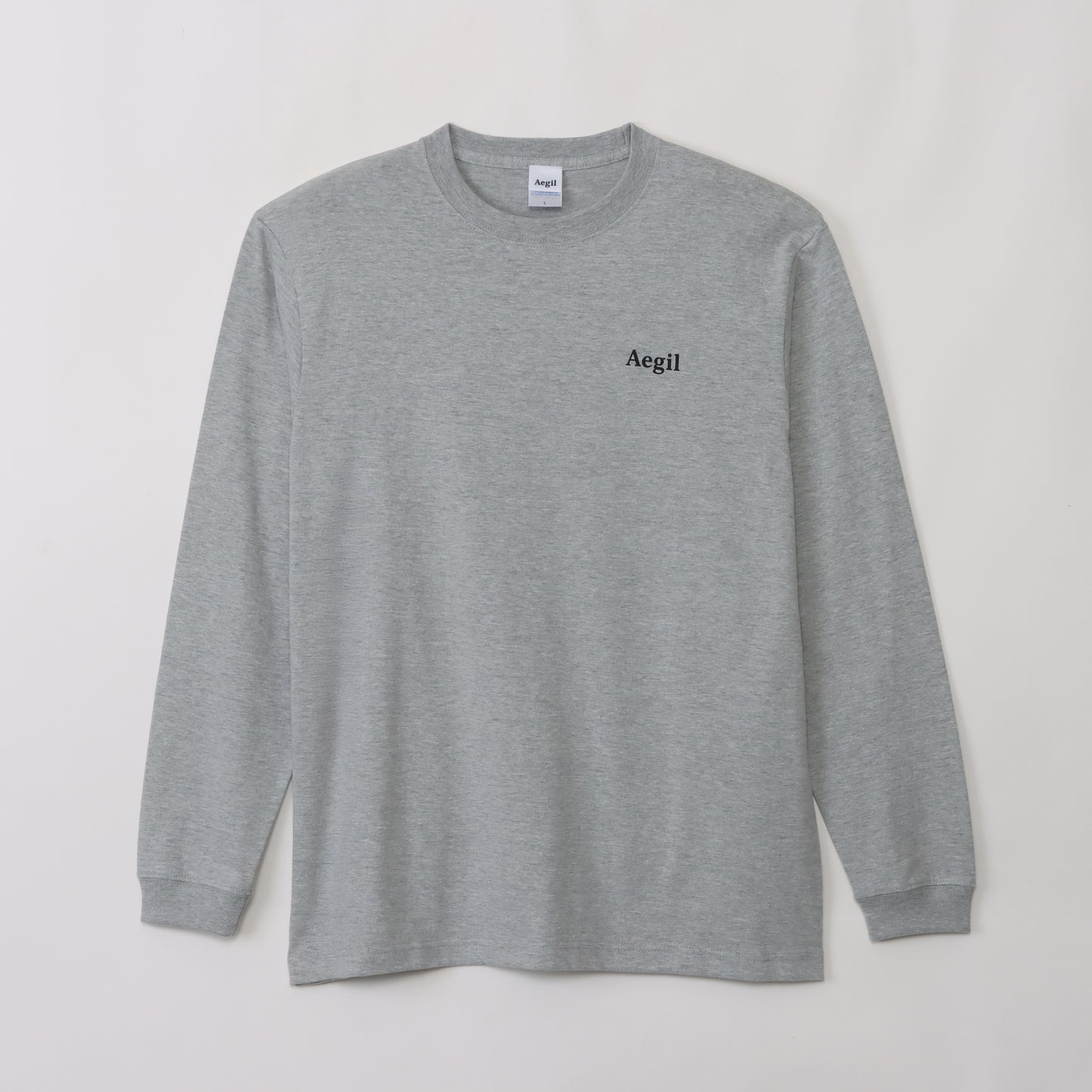 コットン長袖Tシャツ