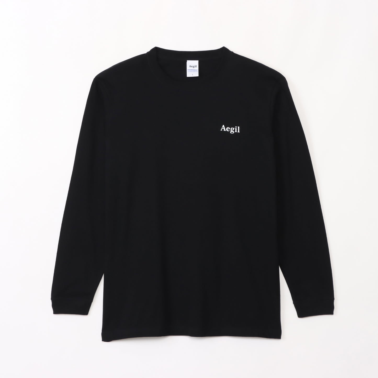 コットン長袖Tシャツ